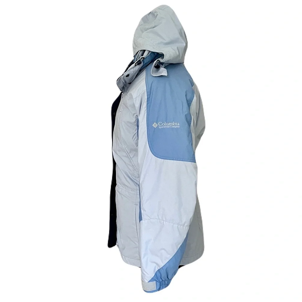 Columbia 4-in-1 Powder Blue Interchange Hooded Jacket, Size M